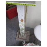 Wood stools, metal framed vanity ch...