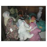 Hand stitched animals and dolls plu...