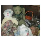 Hand stitched animals and dolls plu...
