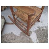 Vintage wood framed Rocking Chair, ...