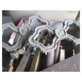 Misc Wood pieces, crystal picture f...
