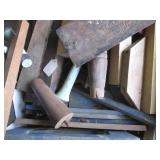 Misc Wood pieces, crystal picture f...