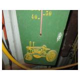Wood John Deere Outdoor Thermometer...