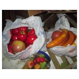 Large quantity of assorted faux fru...