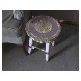 Vintage Upholstered wingback chair,...