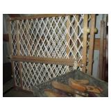 Wood framed adjustable baby/pet gat...
