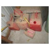 Variety of plastic gas cans and fun...