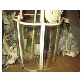 Vintage hanging light fixture with ...