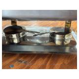 8 Quart Chafing Dish With Gold Accents