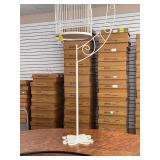 Metal Bird Cage/Card Holder With Stand