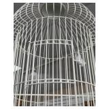 Metal Bird Cage/Card Holder With Stand