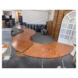 4x Half Moon Tables