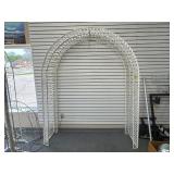 Coated Wicker Archway
