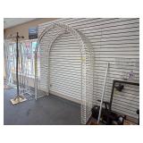 Coated Wicker Archway