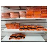 Disposable Party Dinnerware (ORANGE)