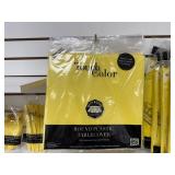 Disposable Party Dinnerware (YELLOW