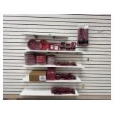 Disposable Party Dinnerware (BURGUNDY)
