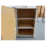 Custom Movable Wood Slatwall Store Fixture