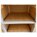 Custom Movable Wood Slatwall Store Fixture