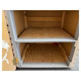 Custom Movable Wood Slatwall Store Fixture