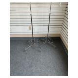 Spiral Tear Drop Candelabra Pair