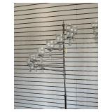 Spiral Tear Drop Candelabra Pair