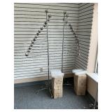 15 Taper Candle Spiral Candelabra Pair