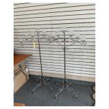 Teardrop Candelabra Pair