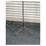 Teardrop Candelabra Pair