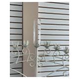 Fan Candelabra (White)