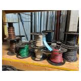 Reels of Assorted Electrical Wire