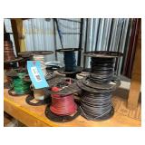 Reels of Assorted Electrical Wire