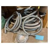 Coiled Armored Electrical Cable