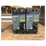 Square D 20A FA Circuit Breakers