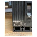 General Electric 3 Pole Circuit Breaker