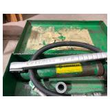 Greenlee 767A Hydraulic Knockout Punch Driver, Hand Pump & Dies