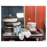 Plastic Shelf & Contents