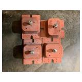 Double Deflection Isolators With Positioning Pins