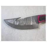 (FS) 8" Fixed Blade Damascus Knife ...