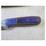 (FS) 8" Fixed Blade Damascus Knife ...