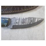 (FS) 7 7/8" Fixed Blade Damascus Kn...
