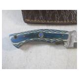 (FS) 7 7/8" Fixed Blade Damascus Kn...