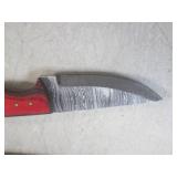 (FS) 7 7/8" Fixed Blade Damascus Kn...