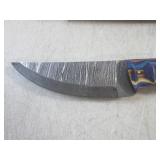 (FS) 7 7/8" Fixed Blade Damascus Kn...