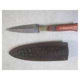 (FS) 8 1/4" Fixed Blade Damascus Kn...