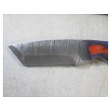(FS) 8 1/8" Fixed Blade Damascus Kn...