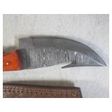 (FS) 7 7/8" Fixed Blade Damascus Kn...