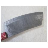 (CNTR) 12" Damascus Blade Cleaver w...