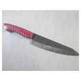 (CNTR) 12 7/8" Fixed Blade Damascus...
