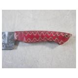 (CNTR) 12 7/8" Fixed Blade Damascus...